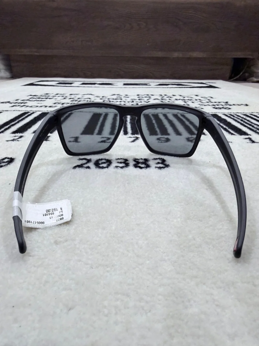 Oakley Sliver XL Polarized Iridium Grey Smoke Mirror Lens 57mm Matte Black Frame